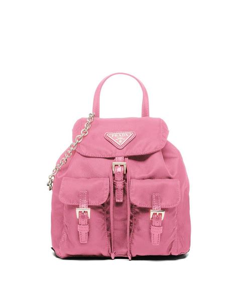 hot pink prada backpack|baby pink Prada bag.